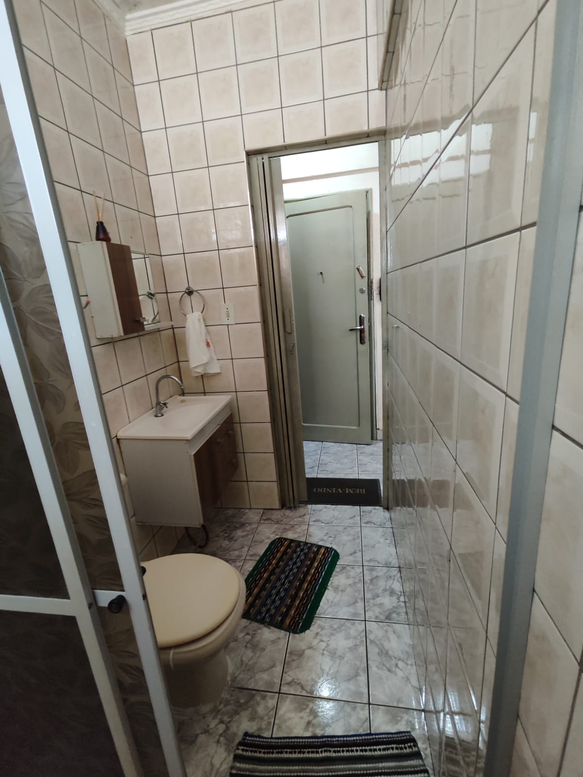 Apartamento living no Centro em São Vicente para locação